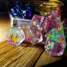 Hedronic Serenity - 14 Piece Dice Set